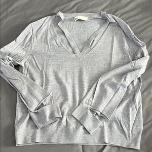 Tory Burch Gray Runway Sweater. Never worn. Size XL
